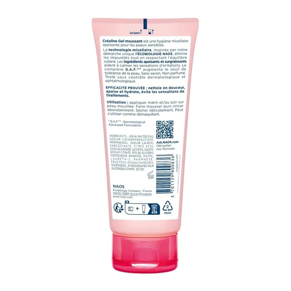 Bioderma Créaline gel moussant