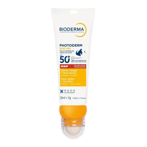 Bioderma Photoderm Duo Ski Crème visage + Stick lèvres SPF50+