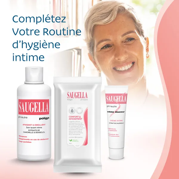 Saugella Poligyn lingettes intimes