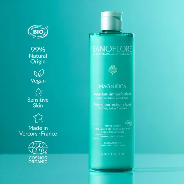 Sanoflore Magnifica Aqua Lotion anti imperfections Bio