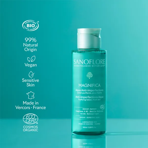 Sanoflore Magnifica Aqua Lotion anti imperfections Bio