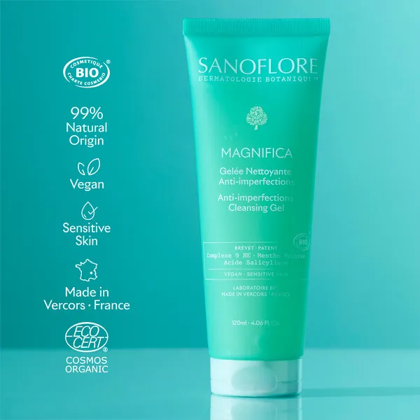 Sanoflore Magnifica Gelée Nettoyante anti imperfections bio