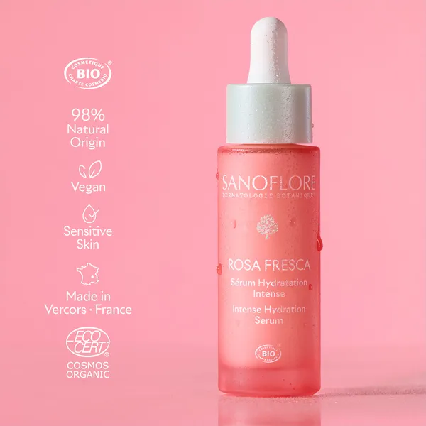 Sanoflore Rosa fresca Sérum Hydratation Intense bio