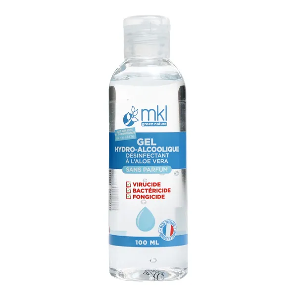 MKL Gel hydroalcoolique à l'aloe vera sans parfum