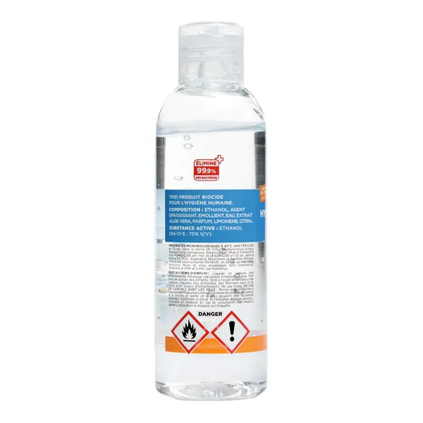 MKL gel hydroalcoolique à l'aloe vera parfum agrumes