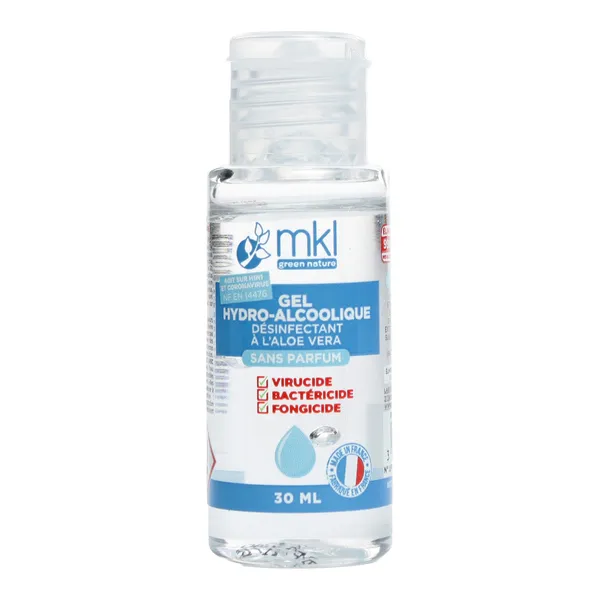 MKL Gel hydroalcoolique à l'aloe vera sans parfum