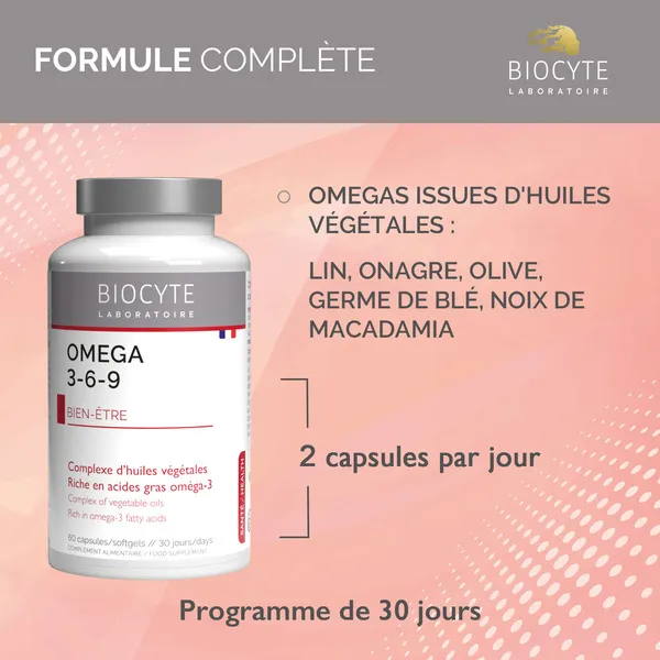 Biocyte Omega 3-6-9 capsules