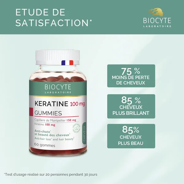 Biocyte Keratine 100 mg gummies