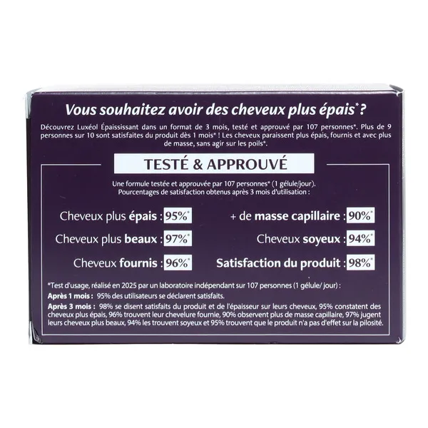 Luxéol Epaississant gélules