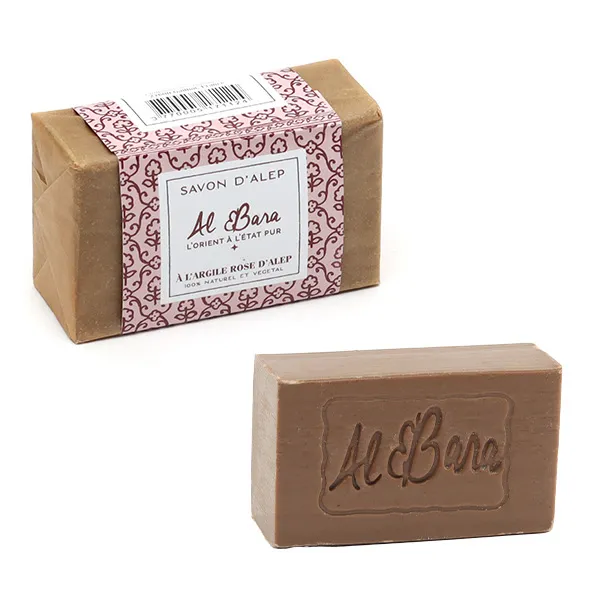Al Bara savon d'Alep Argile rose