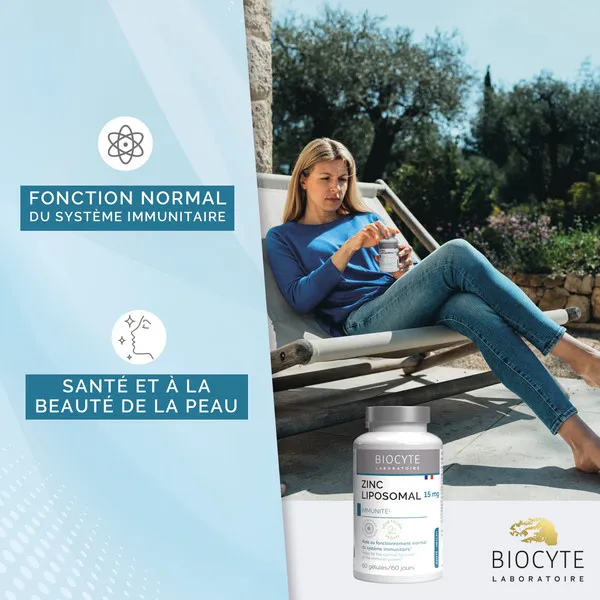 Biocyte Zn Zinc Liposomal gélules