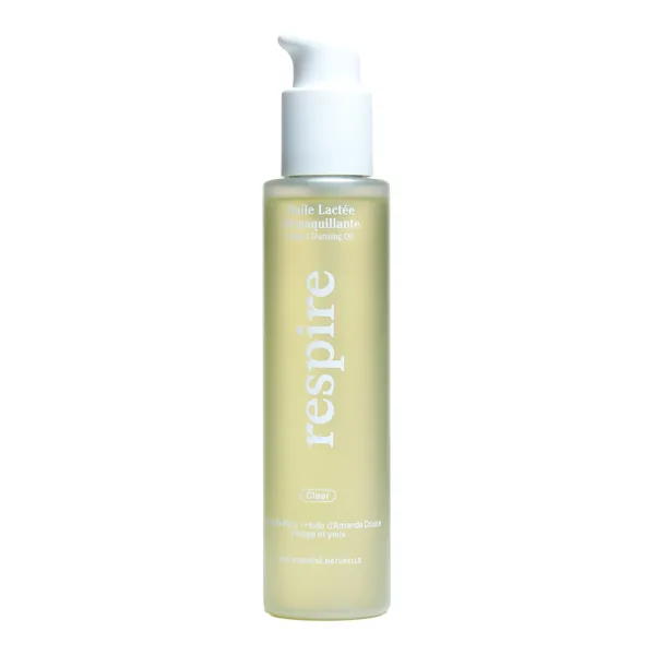 Respire huile lactée démaquillante bio