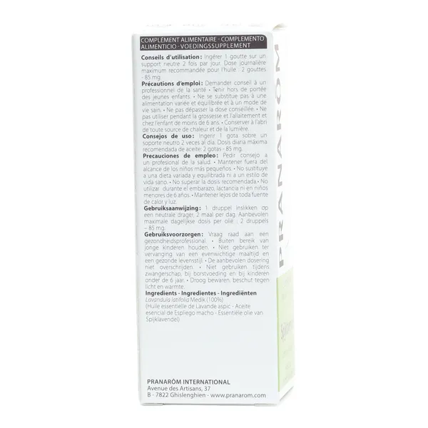 Pranarom huile essentielle Lavande aspic