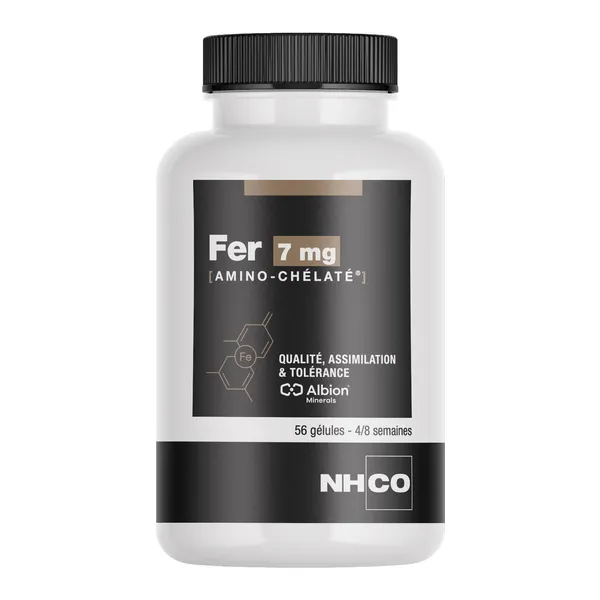 NHCO Fer Amino chélaté 7 mg gélules