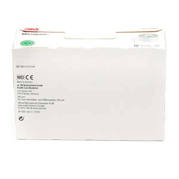 Solventum Micropore sparadrap blanc 2,5 cm x 9,14 m