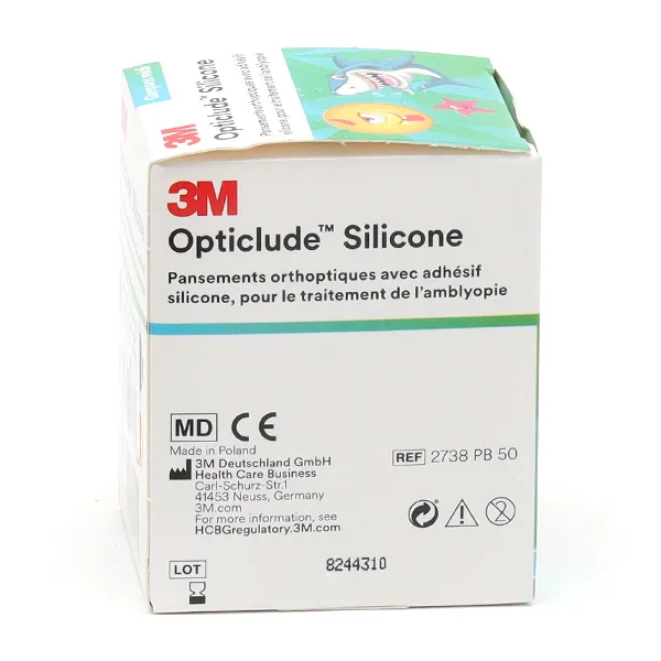 Solventum Opticlude Silicone pansement orthoptique x 50