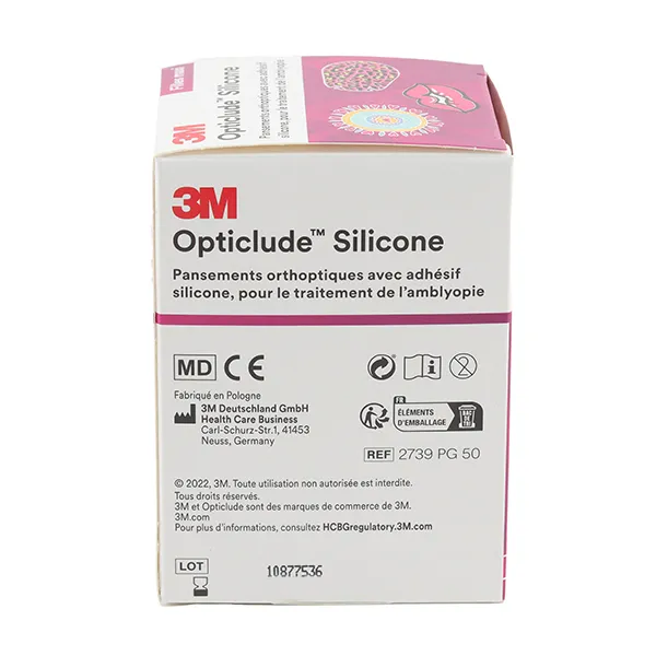 Solventum Opticlude Silicone pansement orthoptique x 50