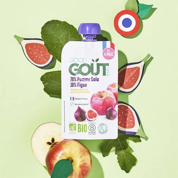 Good Goût compote pomme figue Bio