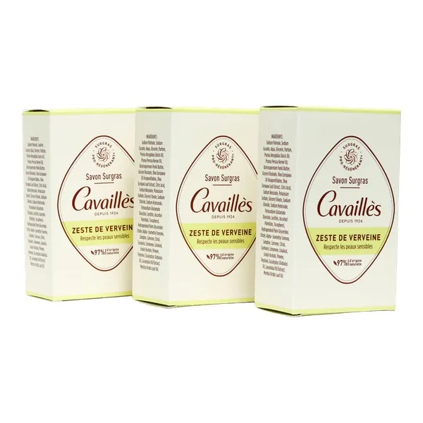 Cavaillès Savon surgras Zeste de verveine