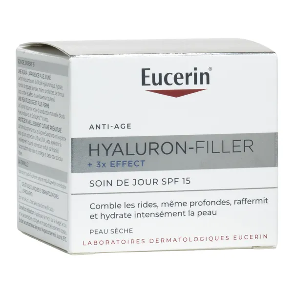 Eucerin Hyaluron Filler + 3x effect soin de jour SPF 15 peau sèche