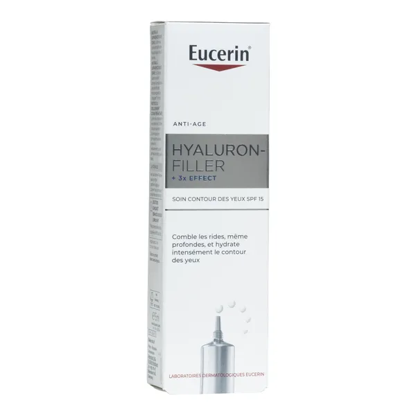 Eucerin Hyaluron Filler + 3x effect soin contour des yeux SPF 15