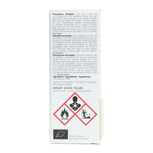 Pranarom huile essentielle Epinette noire Bio