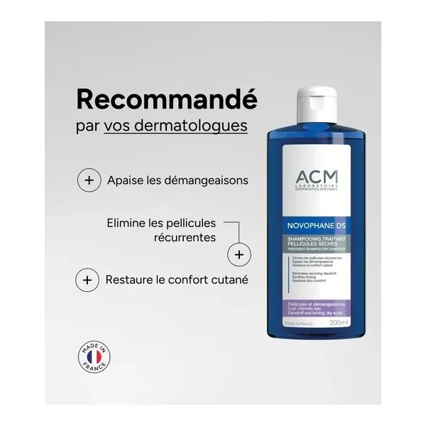 ACM Novophane DS shampooing antipelliculaire
