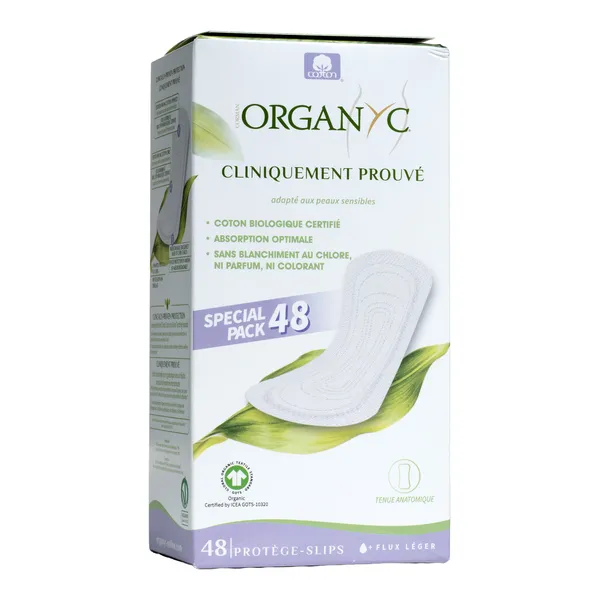 Organyc Coton bio protège-slips Flux léger
