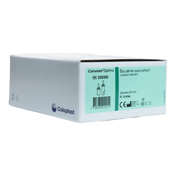 Coloplast conveen Optima étuis péniens auto adhésifs