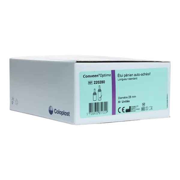 Coloplast conveen Optima étuis péniens auto adhésifs