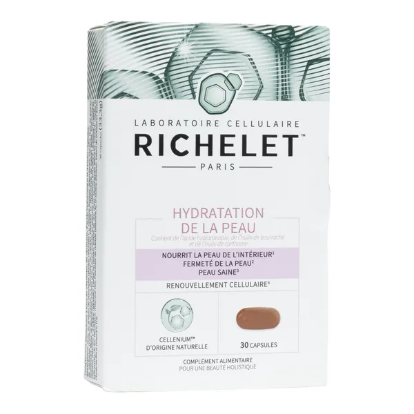 Richelet Hydratation de la peau capsules