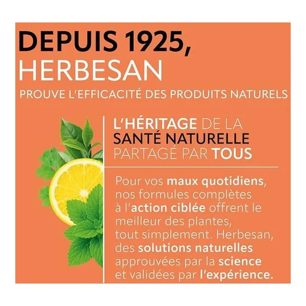 Herbesan sachet infusion bio ventre plat