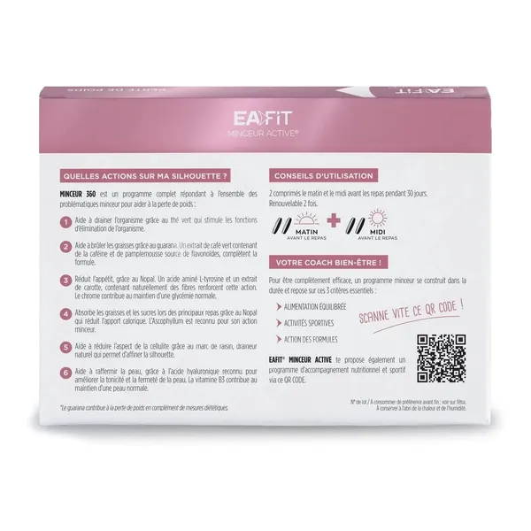 Eafit Minceur 360 Programme complet comprimés