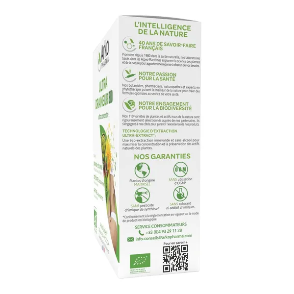 Arkofluides Ultra Draineur bio ampoules
