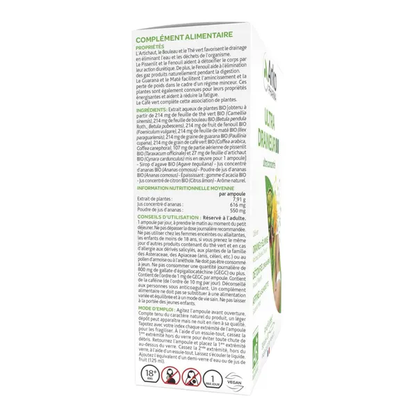 Arkofluides Ultra Draineur bio ampoules