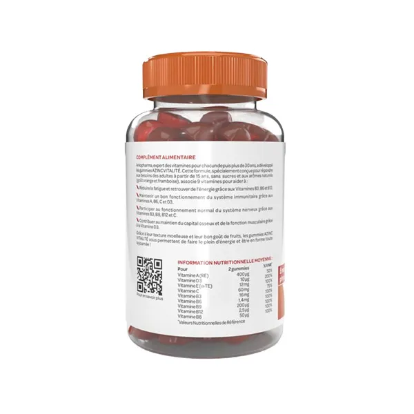 Azinc Vitalité gummies