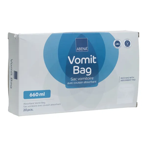 Abena Sac à vomi avec tampon absorbant