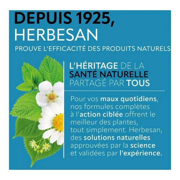 Herbesan infusion bio Nuit paisible sachets