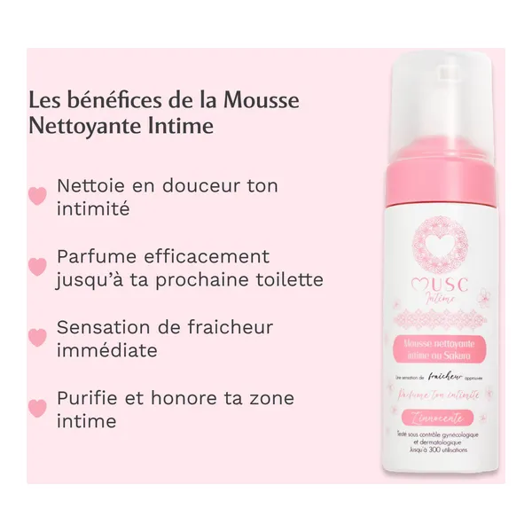 Musc Intime Mousse nettoyante