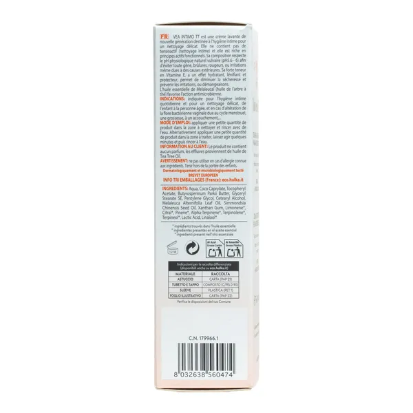 Vea intimo TT crème pour l'hygiène intime
