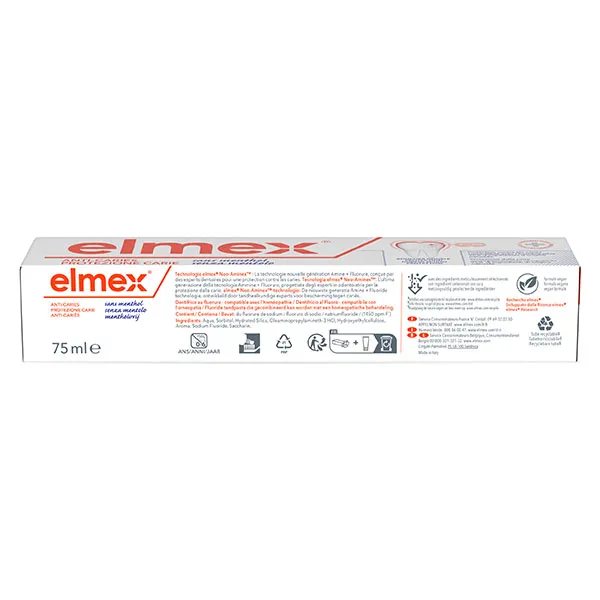 Elmex dentifrice sans menthol
