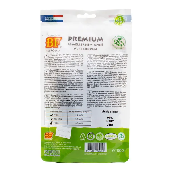 BF Petfood Lamelles de viande