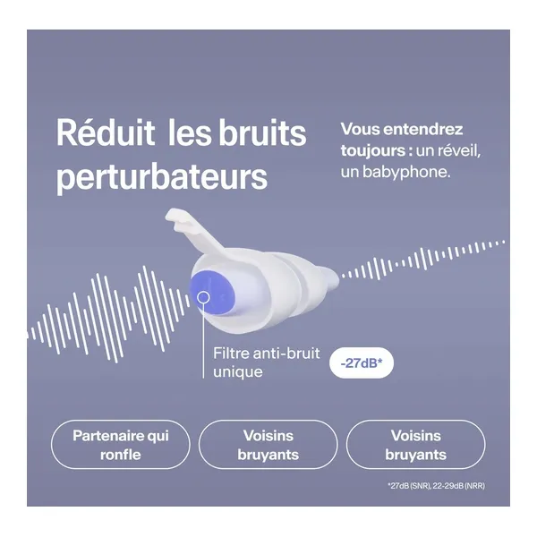 Alpine SleepDeep Bouchons d'oreille