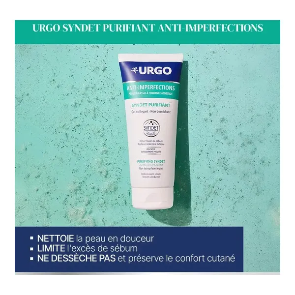 Urgo Syndet Purifiant Gel Nettoyant Anti-Imperfections
