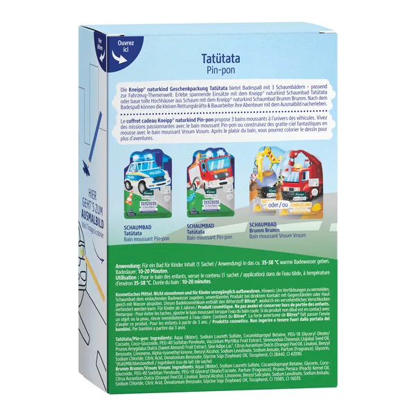 Kneipp coffret cadeau pin-pon bains moussants