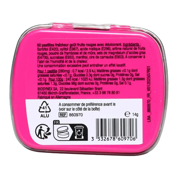 SuperWhite pastille fraîcheur sans sucre