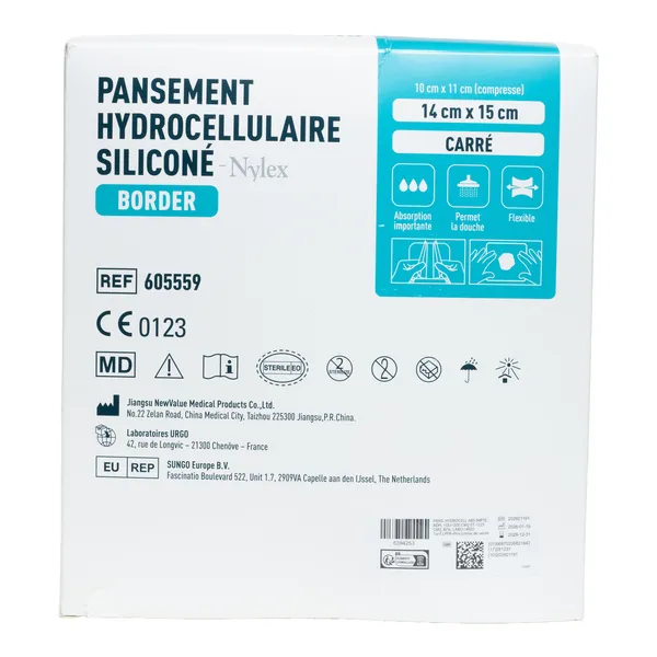 Nylex Border Pansement hydrocellulaire siliconé