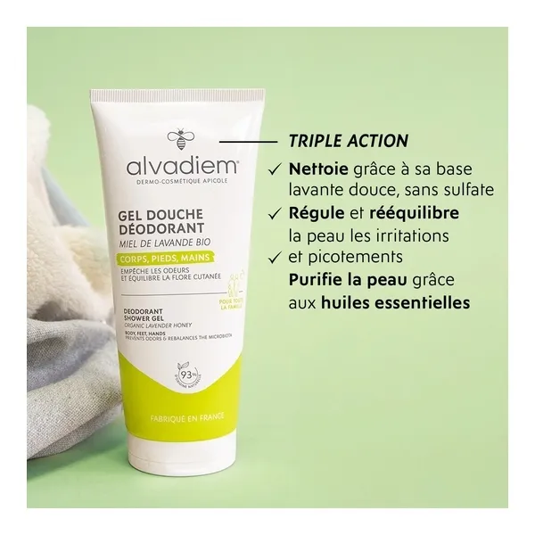 Alvadiem Gel douche déodorant