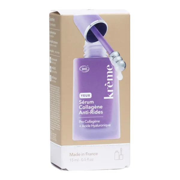Krème Sérum Collagène Anti rides Yeux Bio