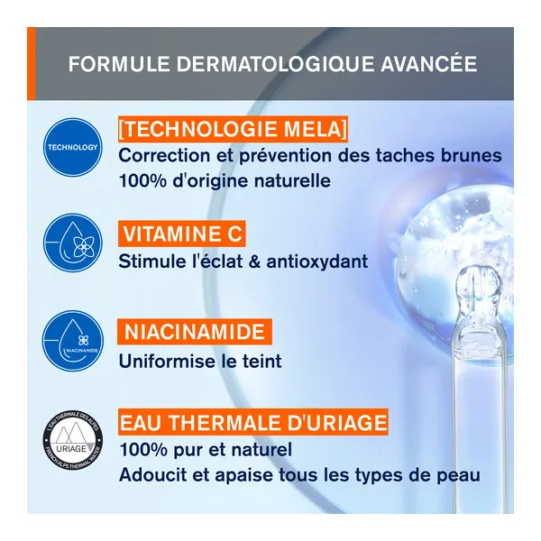 Uriage Depiderm Crème mousse nettoyante éclat